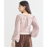 配色バックリボンプルオーバー | earth music&ecology | 詳細画像16