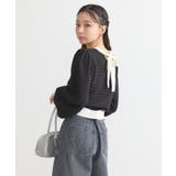 配色バックリボンプルオーバー | earth music&ecology | 詳細画像22