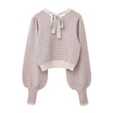 配色バックリボンプルオーバー | earth music&ecology | 詳細画像28