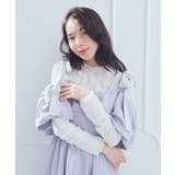 リボンショルダーオフショルワンピース | earth music&ecology | 詳細画像28