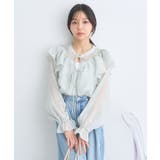 シアーラッフルショートボレロ | earth music&ecology  | 詳細画像3