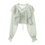 シアーラッフルショートボレロ | earth music&ecology  | 詳細画像38