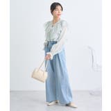 シアーラッフルショートボレロ | earth music&ecology  | 詳細画像4