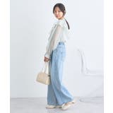 シアーラッフルショートボレロ | earth music&ecology  | 詳細画像5