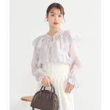 シアーラッフルショートボレロ | earth music&ecology  | 詳細画像16