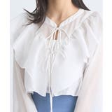 シアーラッフルショートボレロ | earth music&ecology  | 詳細画像24