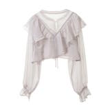 シアーラッフルショートボレロ | earth music&ecology  | 詳細画像30