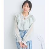 ミント | シアーラッフルショートボレロ | earth music&ecology