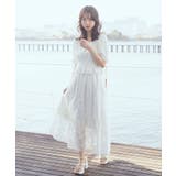 透かし花柄フレアスカート | earth music&ecology | 詳細画像12