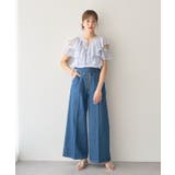 2WAYフリルブラウス | earth music&ecology  | 詳細画像3 