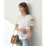 2WAYフリルブラウス | earth music&ecology  | 詳細画像18 