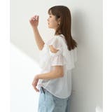 2WAYフリルブラウス | earth music&ecology  | 詳細画像20 