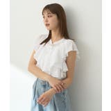 2WAYフリルブラウス | earth music&ecology  | 詳細画像28 