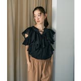 2WAYフリルブラウス | earth music&ecology  | 詳細画像45 