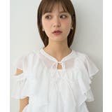 2WAYフリルブラウス | earth music&ecology  | 詳細画像51 