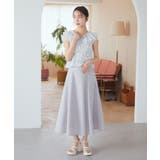 ダブルフリルノースリブラウス | earth music&ecology  | 詳細画像5 