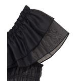 ダブルフリルノースリブラウス | earth music&ecology  | 詳細画像27 