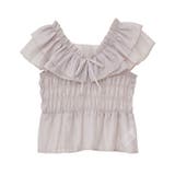 ダブルフリルノースリブラウス | earth music&ecology  | 詳細画像35 