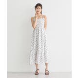 花柄シアーポップコーンキャミワンピース | earth music&ecology  | 詳細画像7 