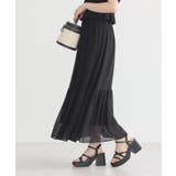 SET2点フロッキードットブラウス+スカート | earth music&ecology | 詳細画像17