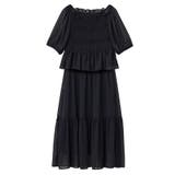 SET2点フロッキードットブラウス+スカート | earth music&ecology | 詳細画像40