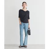 ドレープデザインカットソー | earth music&ecology | 詳細画像14