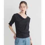 ドレープデザインカットソー | earth music&ecology | 詳細画像12