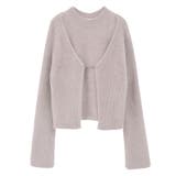 SET2点チャーム付きシャギーニット＋インナー | earth music&ecology  | 詳細画像47 