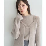 SET2点チャーム付きシャギーニット＋インナー | earth music&ecology  | 詳細画像2 