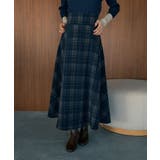 バックレースアップチェックスカート | earth music&ecology  | 詳細画像9