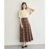 バックレースアップチェックスカート | earth music&ecology  | 詳細画像24