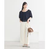 ミニフリルカットレースアンサンブル | earth music&ecology  | 詳細画像12 