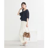 ミニフリルカットレースアンサンブル | earth music&ecology  | 詳細画像14 