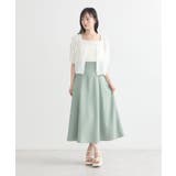 ミニフリルカットレースアンサンブル | earth music&ecology  | 詳細画像6 