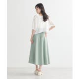 ミニフリルカットレースアンサンブル | earth music&ecology  | 詳細画像8 