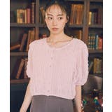 ミニフリルカットレースアンサンブル | earth music&ecology  | 詳細画像16 