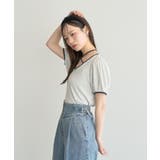 マルチウェイ配色リボンカットプルオーバー | earth music&ecology | 詳細画像10