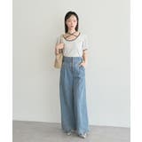 マルチウェイ配色リボンカットプルオーバー | earth music&ecology | 詳細画像12