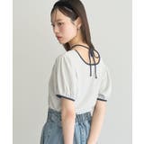 マルチウェイ配色リボンカットプルオーバー | earth music&ecology | 詳細画像7