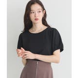 ブラック | マルチウェイ配色リボンカットプルオーバー | earth music&ecology