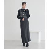 フリンジツイードビスチェ | earth music&ecology  | 詳細画像14 