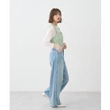 フリンジツイードビスチェ | earth music&ecology  | 詳細画像6 