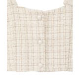 フリンジツイードビスチェ | earth music&ecology  | 詳細画像24 