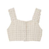 フリンジツイードビスチェ | earth music&ecology  | 詳細画像29 