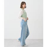 フリンジツイードビスチェ | earth music&ecology  | 詳細画像6 