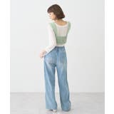 フリンジツイードビスチェ | earth music&ecology  | 詳細画像7 