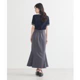 フロントジップマーメイドスカート | earth music&ecology | 詳細画像10