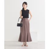 フロントジップマーメイドスカート | earth music&ecology | 詳細画像18