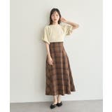 ラメモールパフスリニットプルオーバー | earth music&ecology  | 詳細画像16 