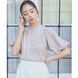 ラメモールパフスリニットプルオーバー | earth music&ecology  | 詳細画像2 